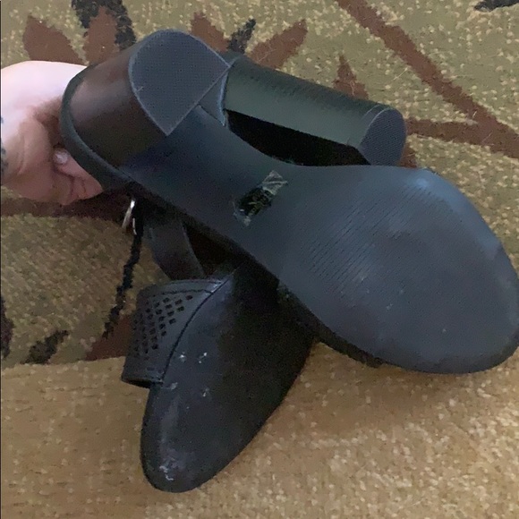 Black Strappy Heels - Picture 5 of 8